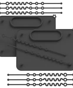 Pack de 2 Tapetes de Silicona para Bebé, con Base de