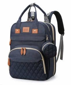 Mochila para Pañales Apexmode, Bolsa de Viaje -Azul marino