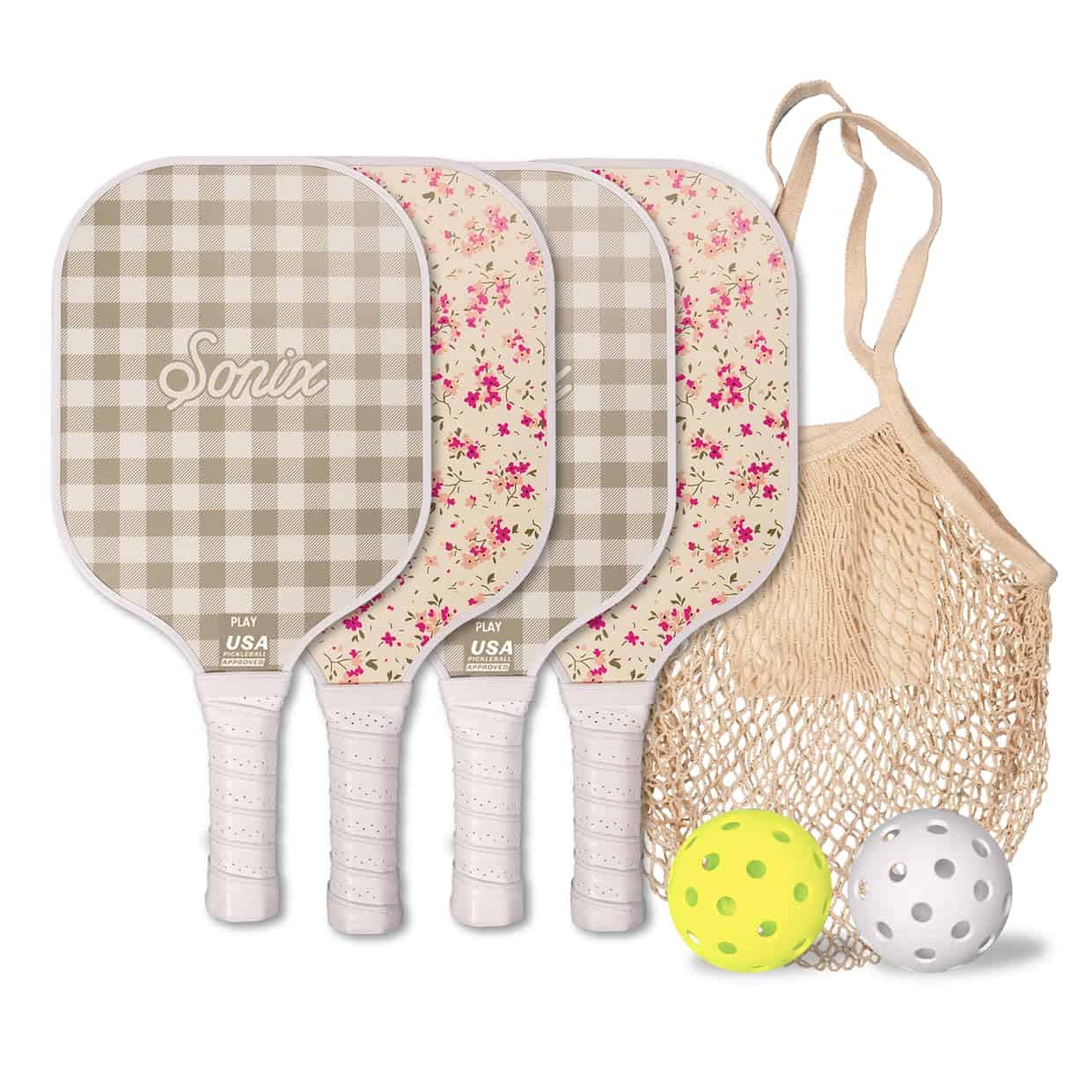 Set de 4 Palas de Pickleball Sonix | Aprobado -Cottage Flora