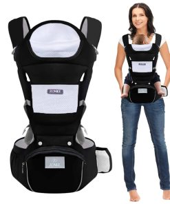 Portabebés Zomee con Asiento de Cadera Ergonómico Ligero,