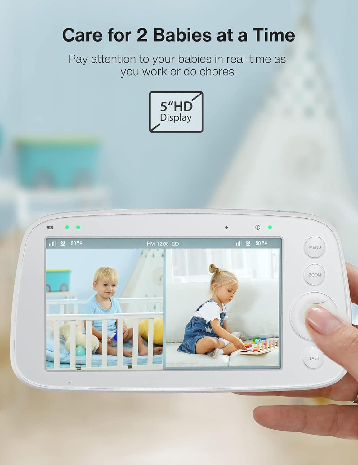 Monitor de Video para Bebés HiPP, Pantalla de 5" Parent - Imagen 3