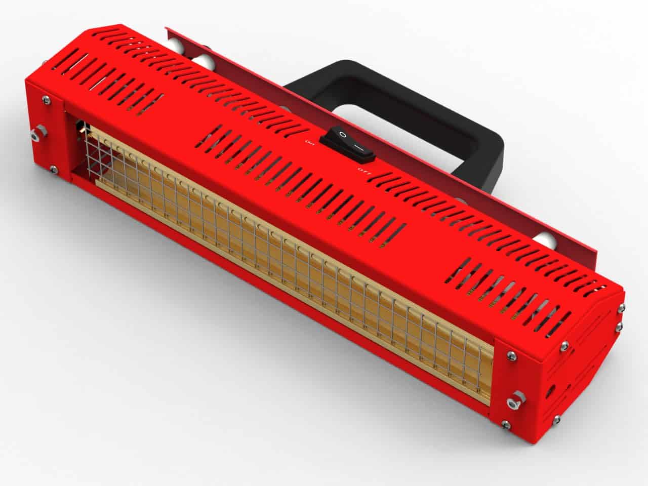 Lámpara de Curado de Pintura Infrarroja - 1000w Lámpara