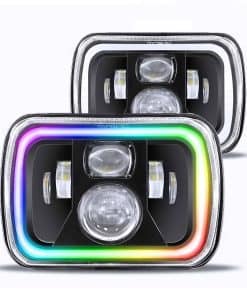 JHLion Upgraded NEW 1000% Bright RGB 5x7 Faros LED con DRL