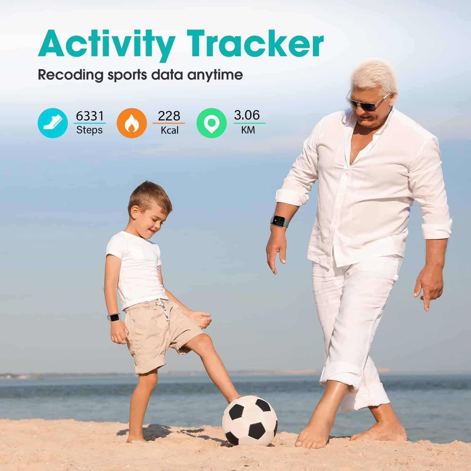 Reloj Podómetro Imzuc Amigable para Personas Mayores Sin - Imagen 4