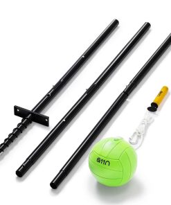 Juego de Tetherball A11N heavy-duty con pelota y cuerda |