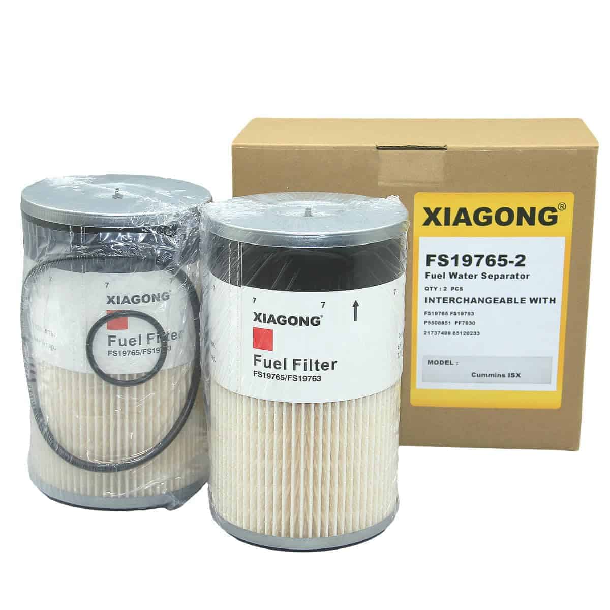 XIAGONG FS-19765-2 2PCS Separador de Agua de Combustible