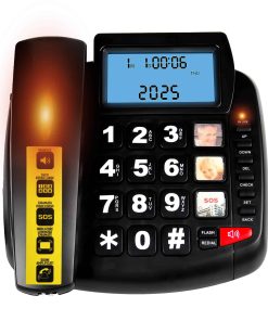 Teléfono de Botones Grandes VDTG para Personas Mayores,