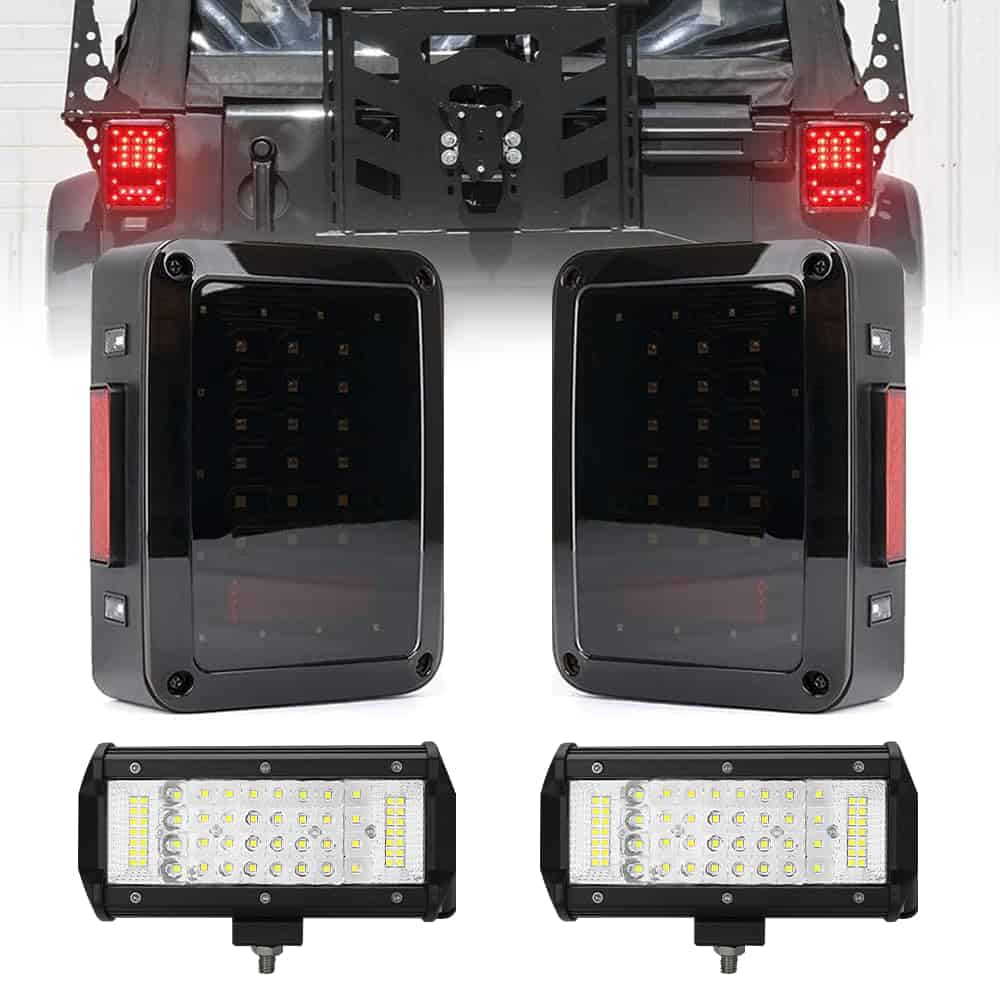 Luces Traseras Mejoradas JHLion 2000% Más Brillantes