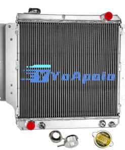 Radiador de aluminio de 3 filas YoApoio para Jeep Wrangler