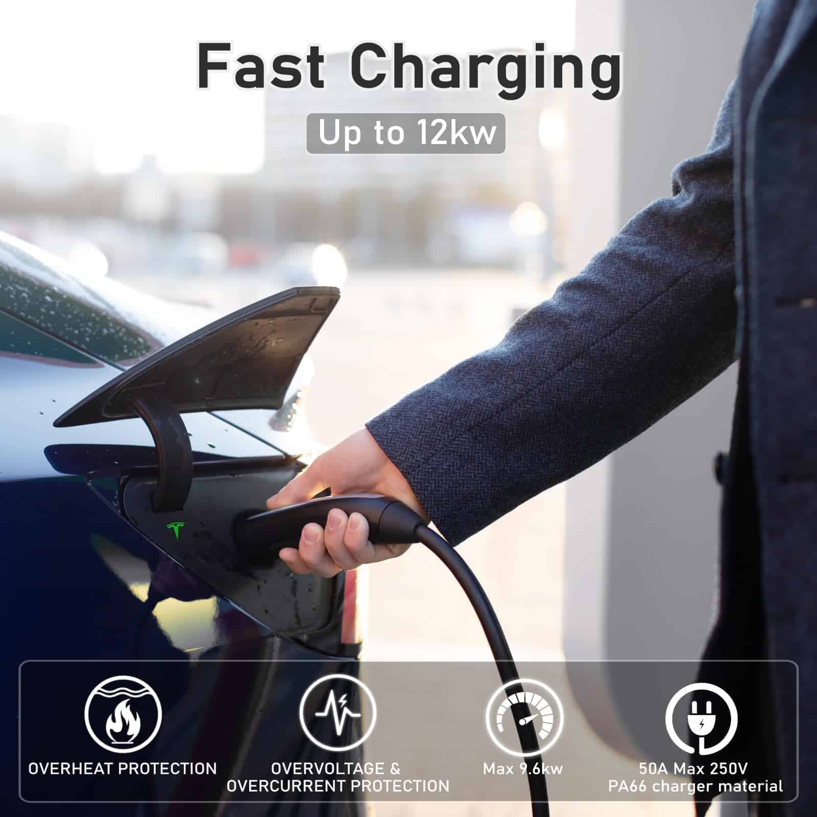 Cable de Extensión para Carga de Vehículos Eléctricos NACS, - Imagen 7