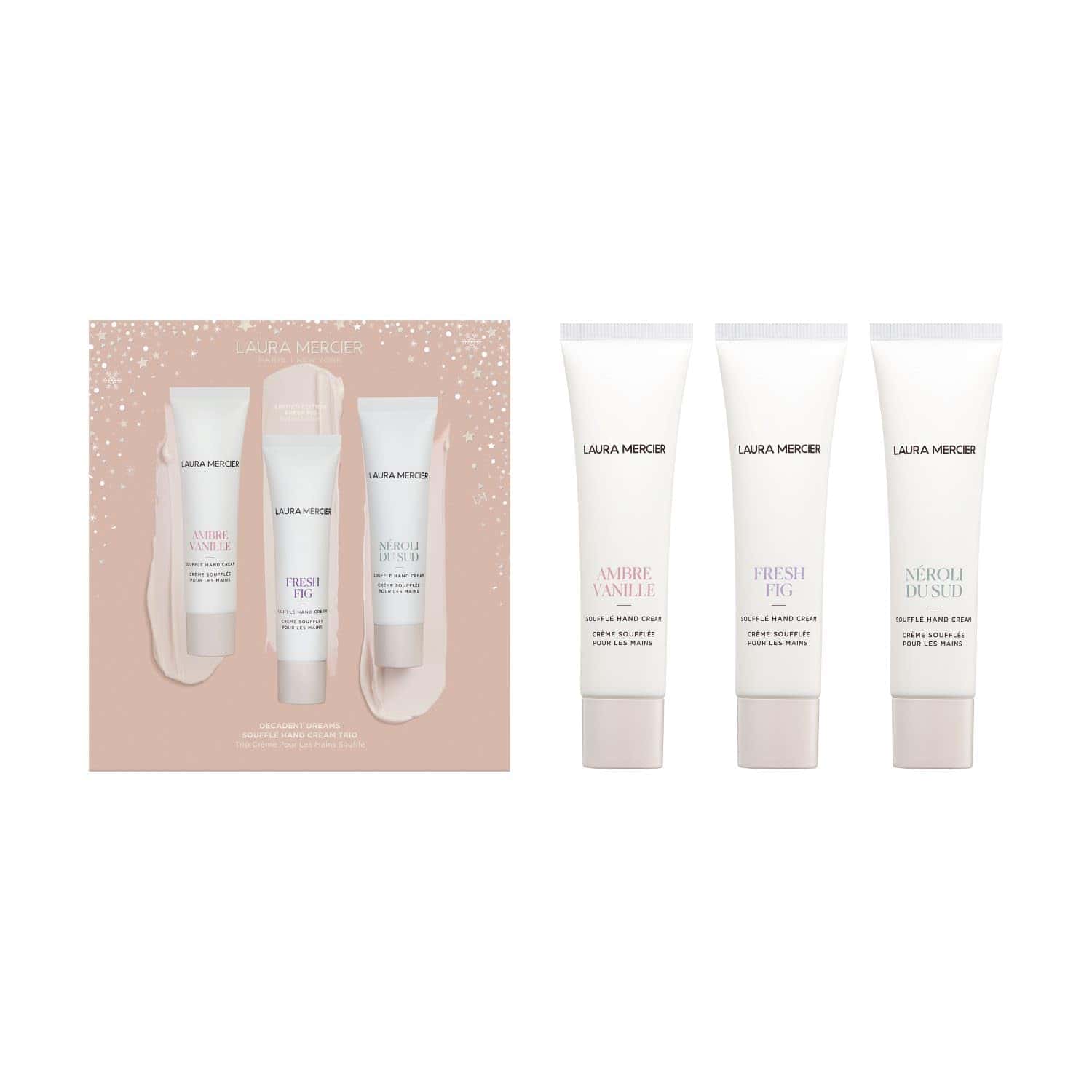 Crema de manos Soufflé Laura Mercier, Hidratación 24 horas,