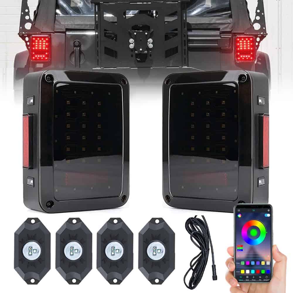 Luces Traseras JHLion Upgraded NEW 2000% Bright JK