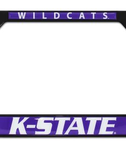 Marco de placa de licencia Metálico Negro con Logotipos 3D