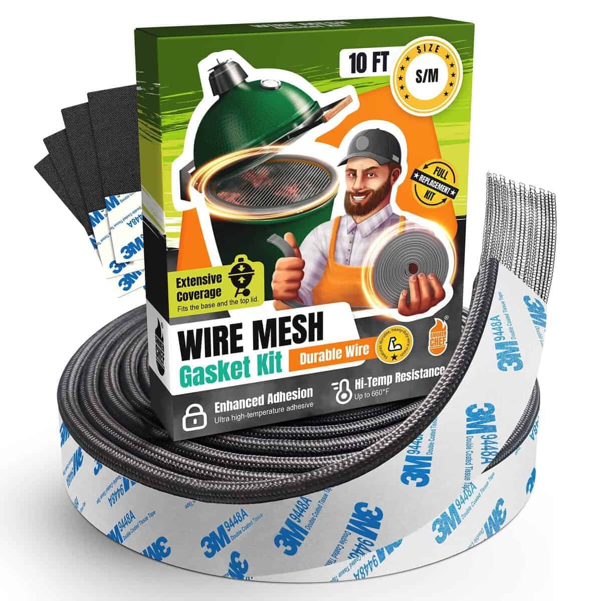 Sustitución de junta para Big Green Egg S/M - 10 FT Junta