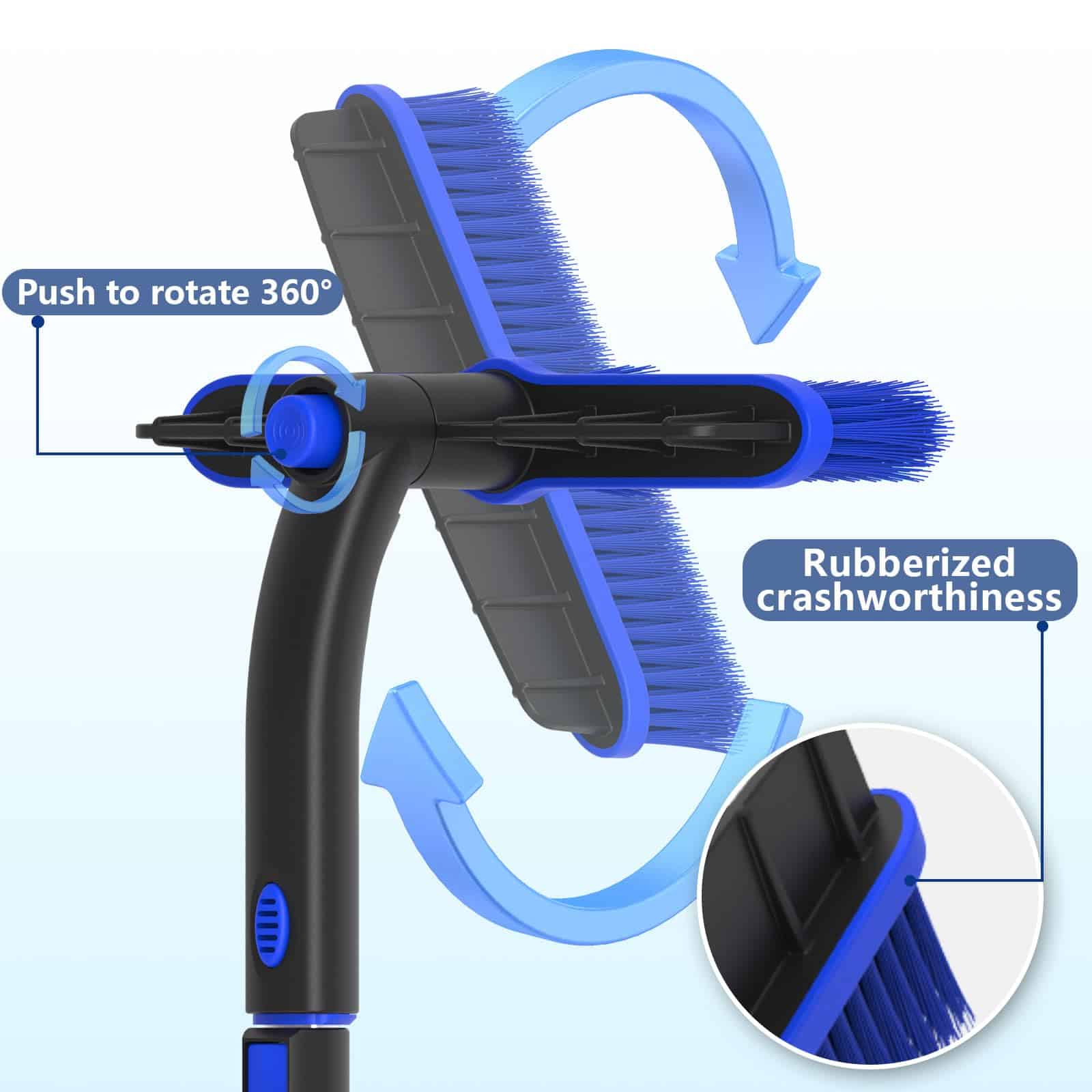 Raspadores de Hielo para Parabrisas de Coche de 47", 2 en 1 - Imagen 3