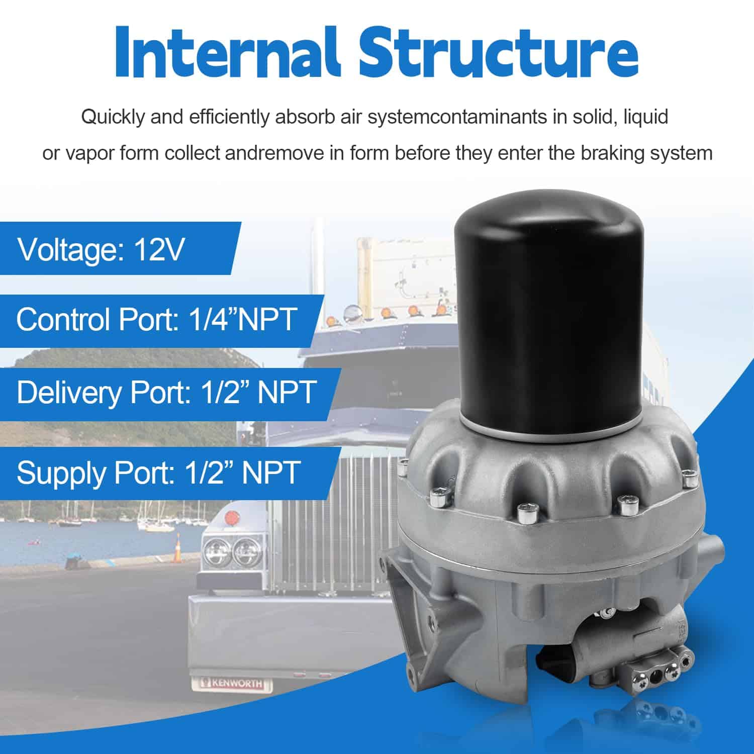 Queencar 4324711010 Sistema Secador de Aire Saver 1200 Plus - Imagen 5