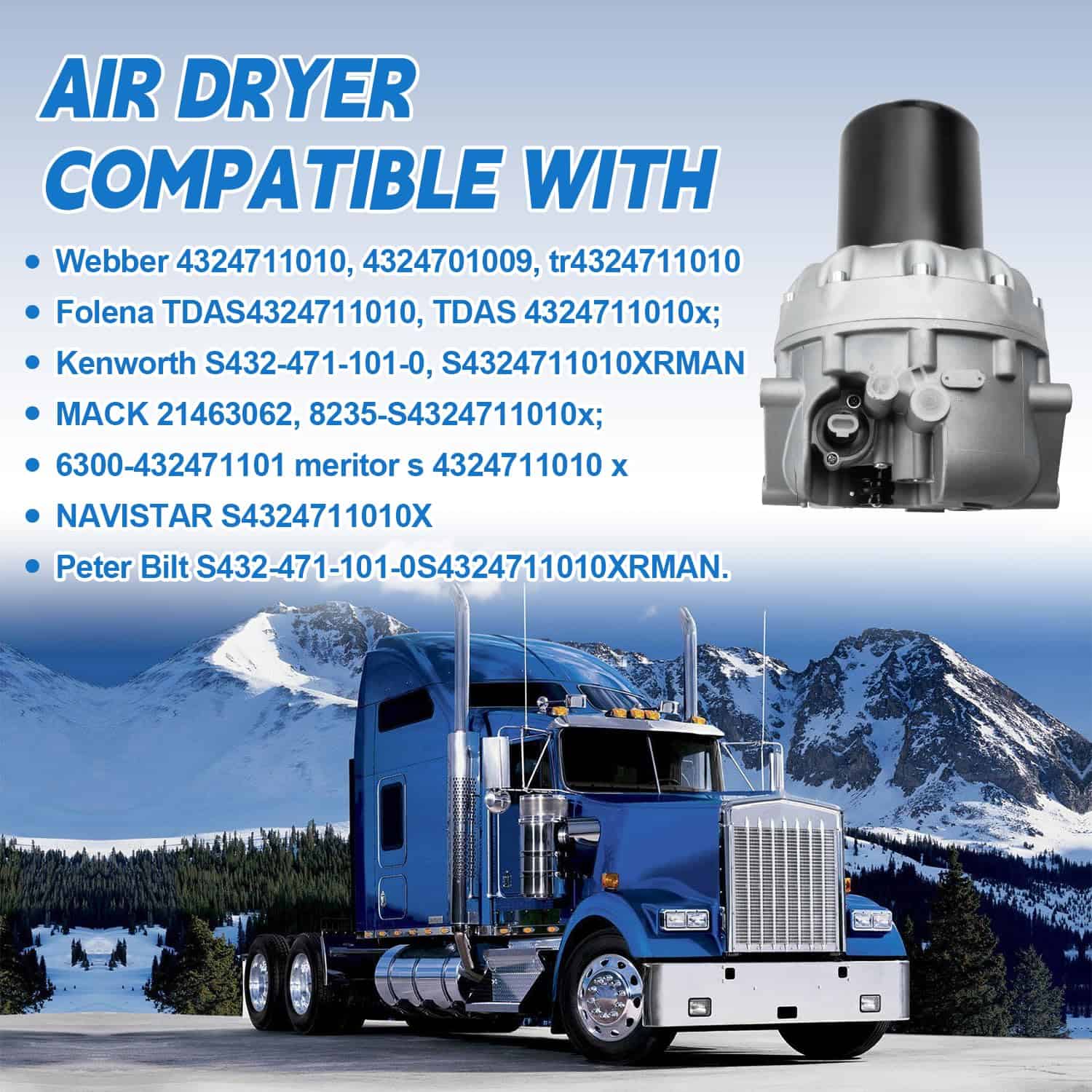 Queencar 4324711010 Sistema Secador de Aire Saver 1200 Plus - Imagen 3