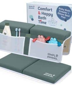 Set de almohadilla para rodillas y codos para bañar al bebé