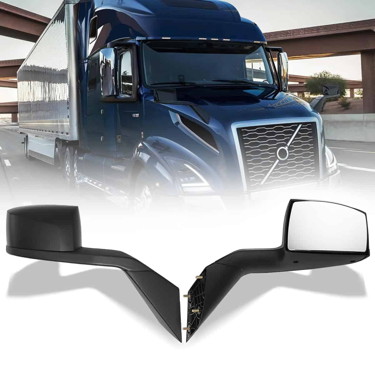 Espejo de capó izquierdo para reemplazo del lado del