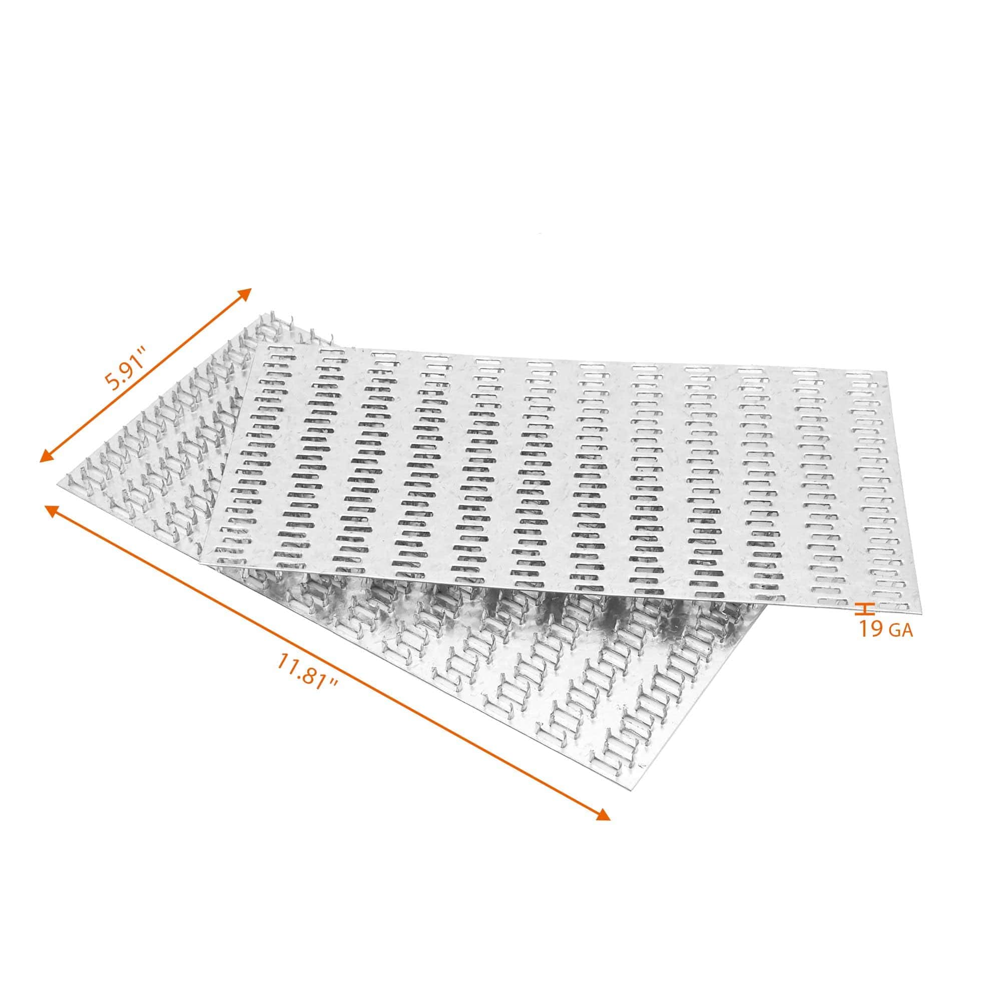 6-Pack 6x12 Pulgadas Placas de Armadura Dentada de Acero - Imagen 3
