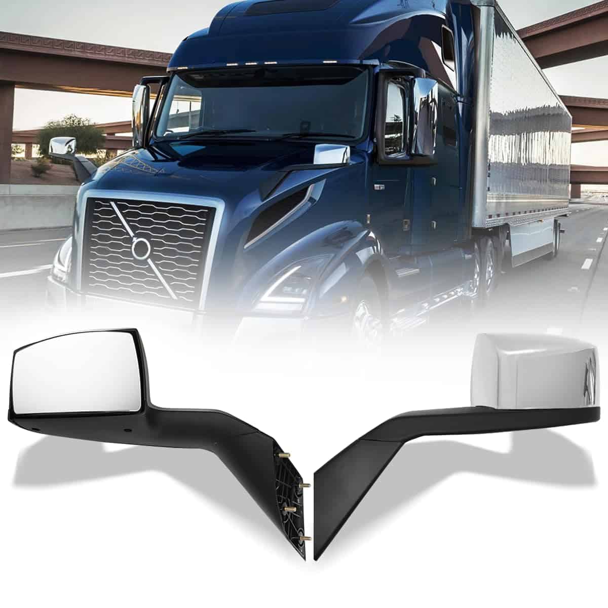 Espejo para capó lado derecho para pasajeros de reemplazo