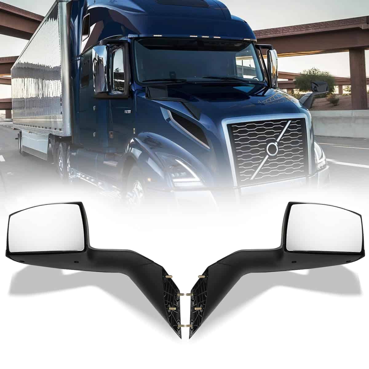 Espejo de capó izquierdo del lado del conductor y espejo de