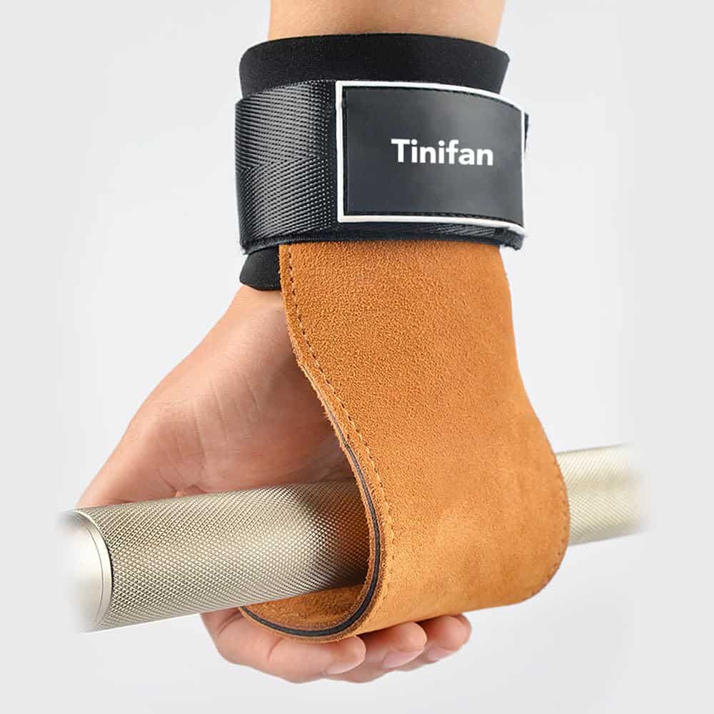 Muñequeras Tinifan para Levantamiento de Pesas, Deadlift y