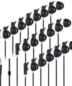 MENGLALA Kids Bulk Earbuds for Classroom School 100 Pack,