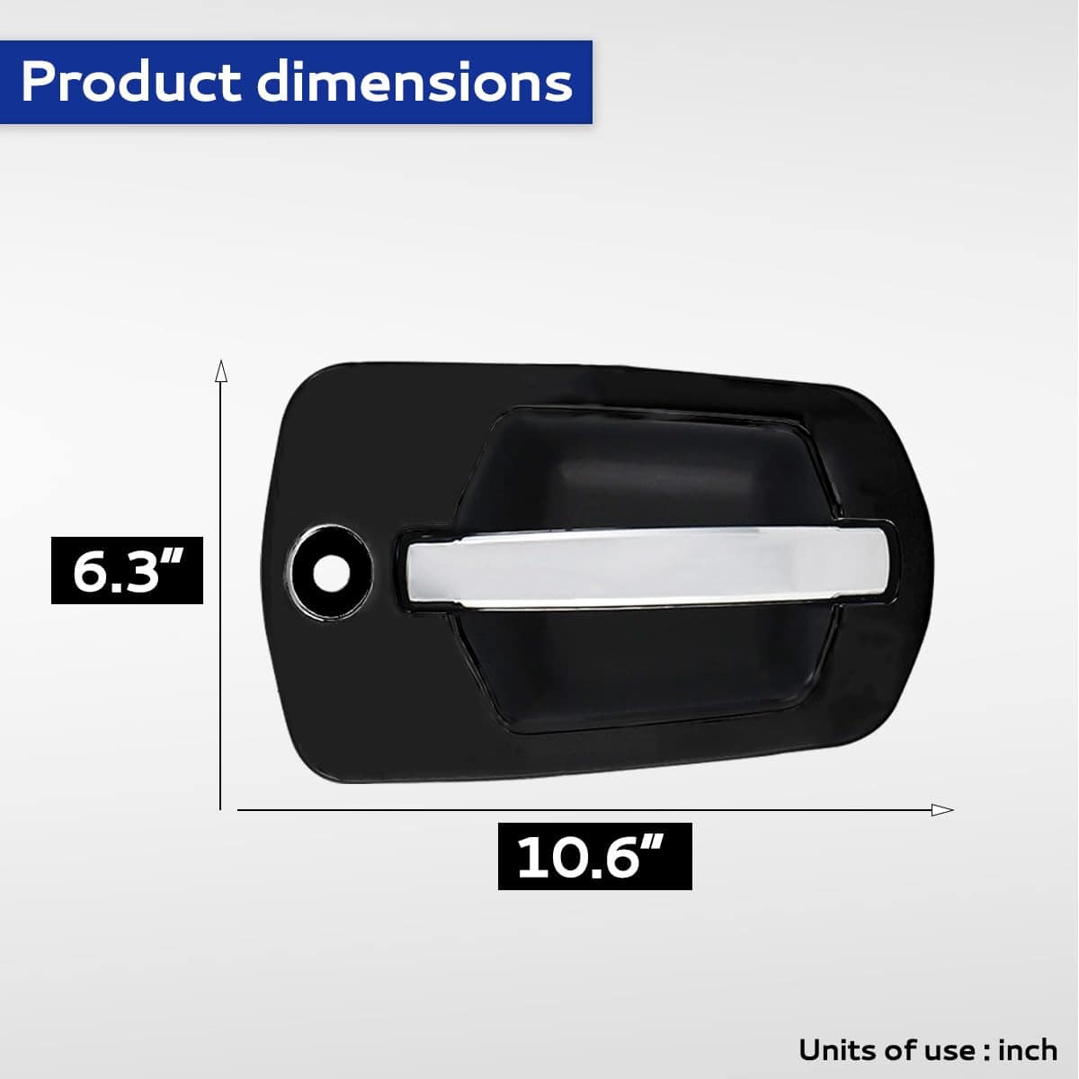 Par de Manijas de Puerta Exterior Easyinst, Texturizado - Imagen 8