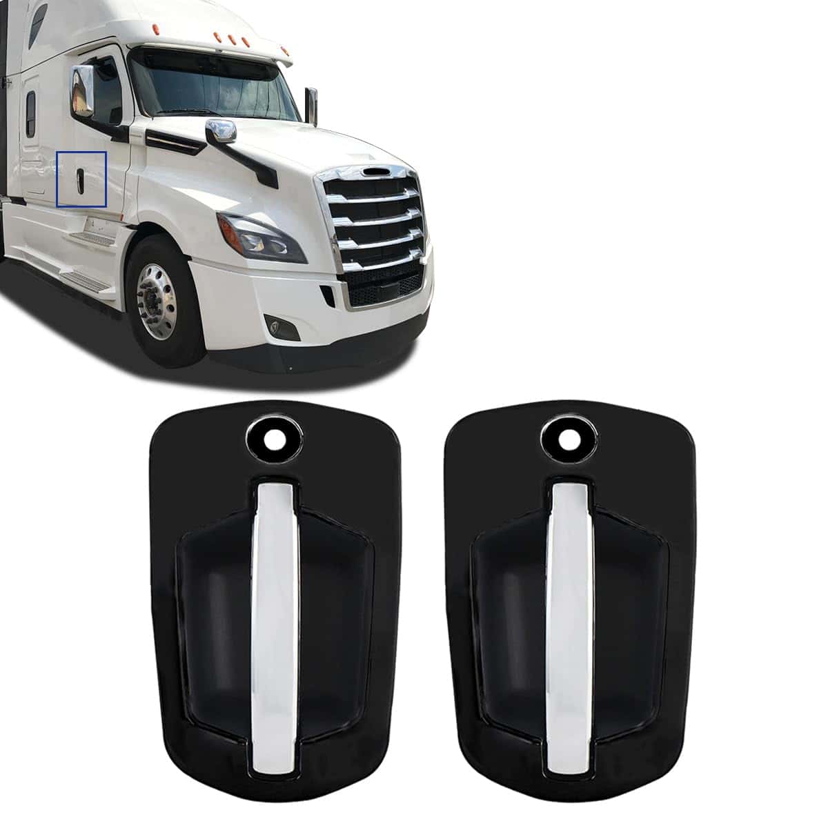 Par de Manijas de Puerta Exterior Easyinst, Texturizado