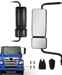 Espejo de puerta negro apto para Hino 238 258 268 338 semi