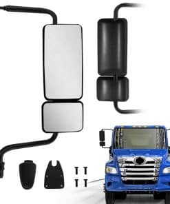 Espejo de puerta negro para camiones semirremolque Hino 238