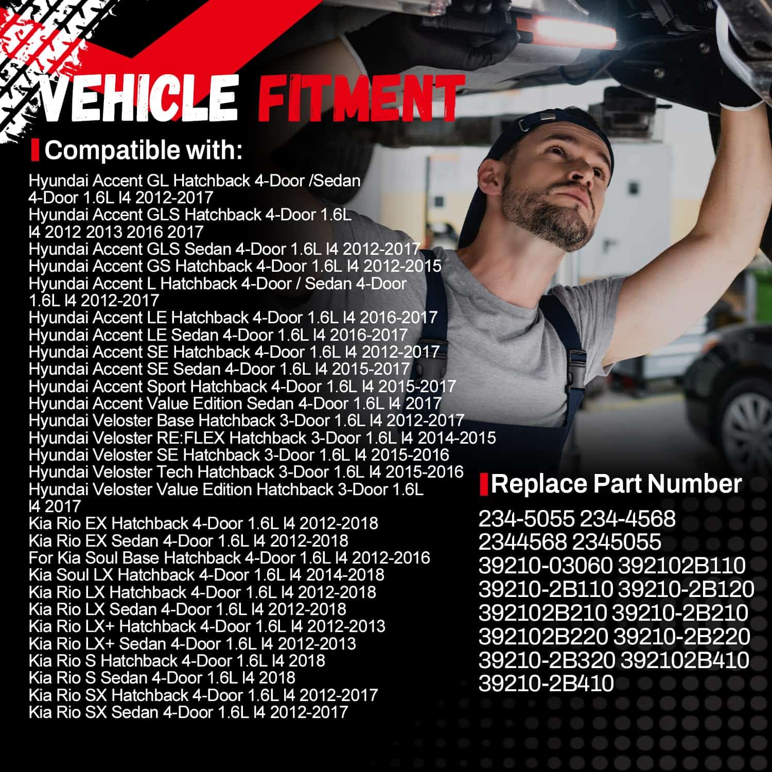 2Pcs 234-5055 234-4568 Sensor de oxígeno de relación - Imagen 5