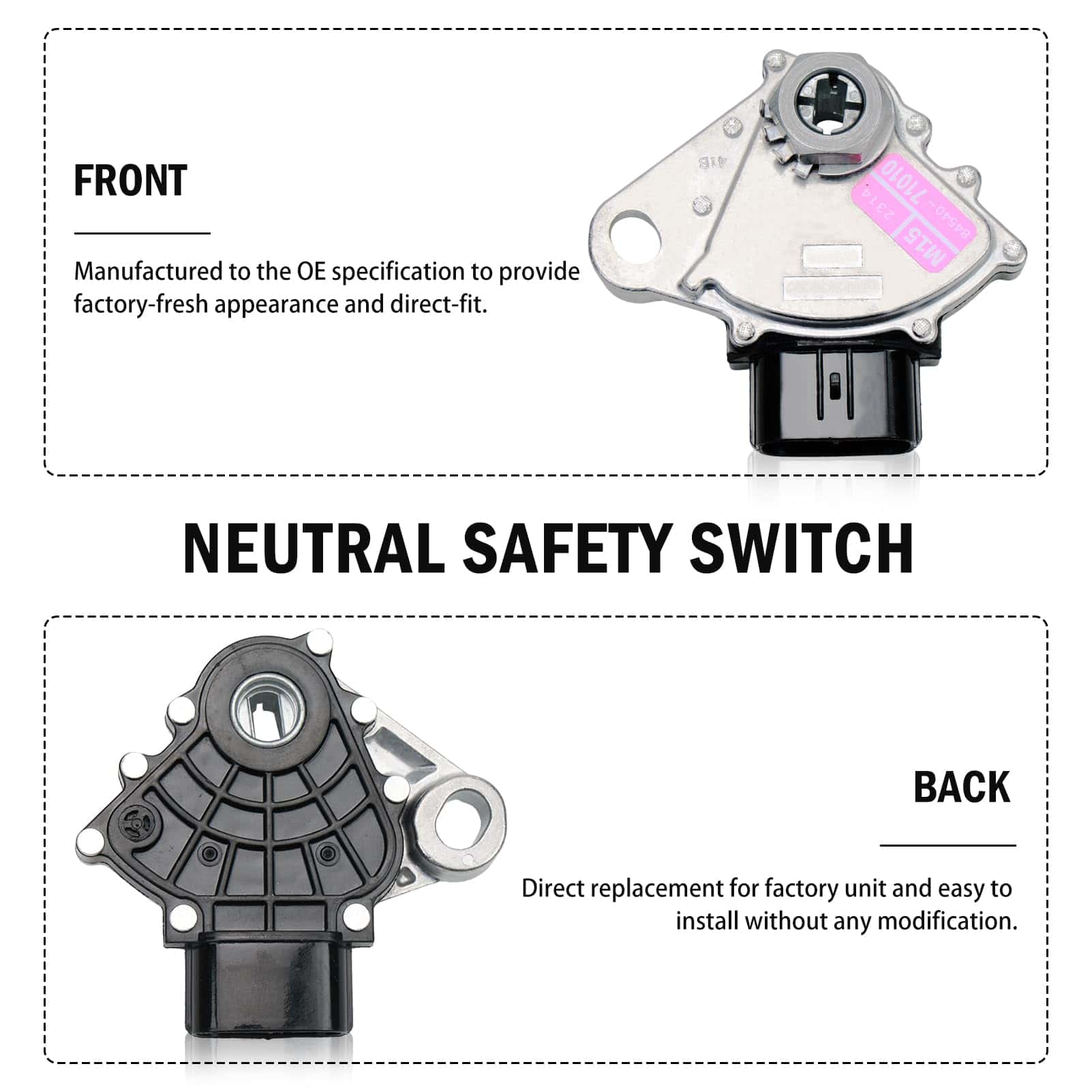 Interruptor de seguridad neutral compatible con Tundra - Imagen 7