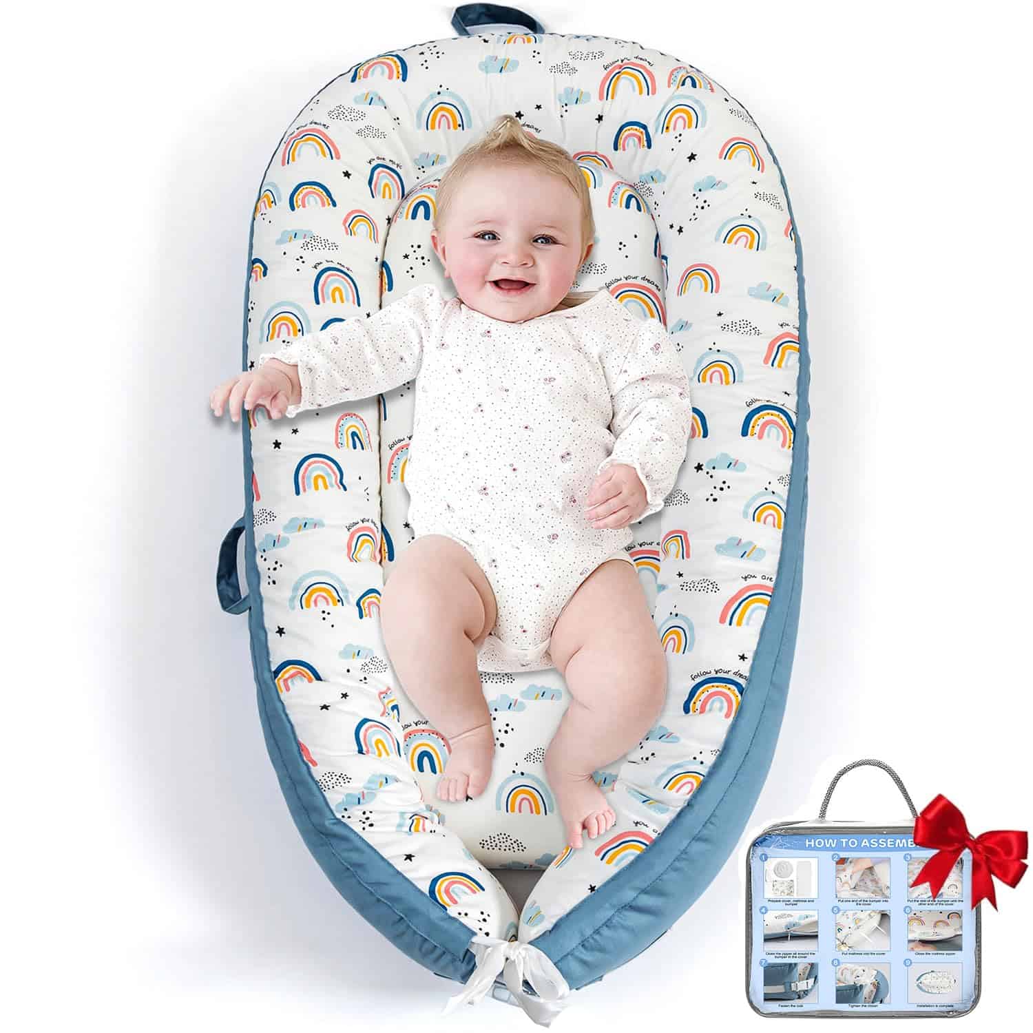 BELIVIUM Nest para bebés recién nacidos, nido para bebés