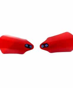 Guardamanos de Deflector de Viento Rojo Transparente de