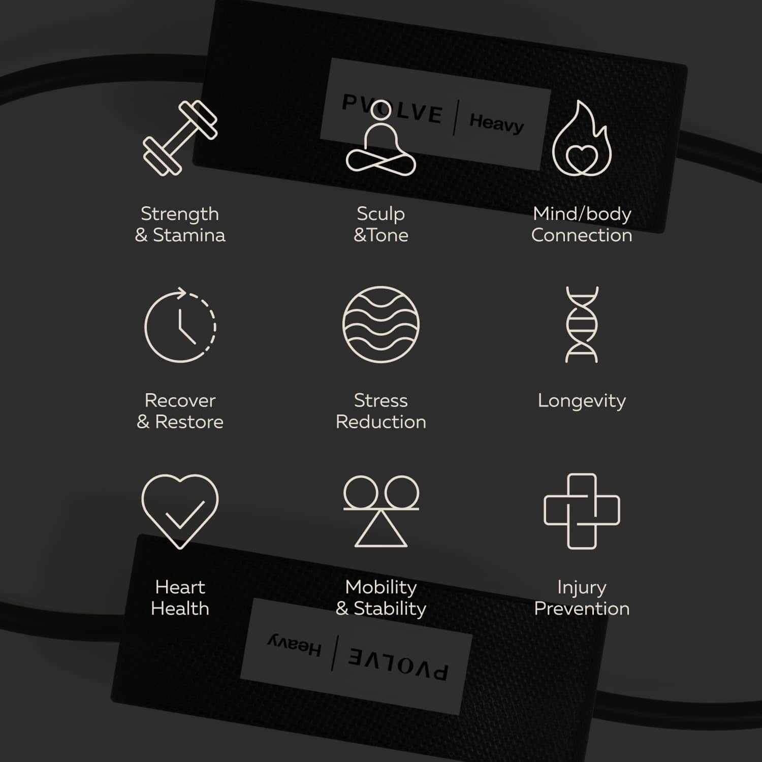 Bandas de Tobillo de Ejercicio Pvolve - Equipo de Fitness - Imagen 6