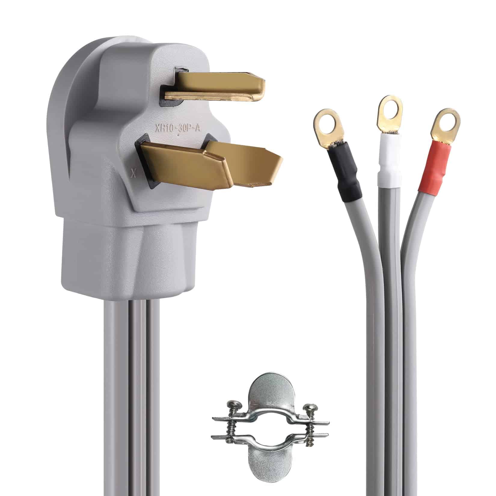 Cable de Secadora de 3 Puntas FiiMan 10 AWG SRDT, 30 Amp