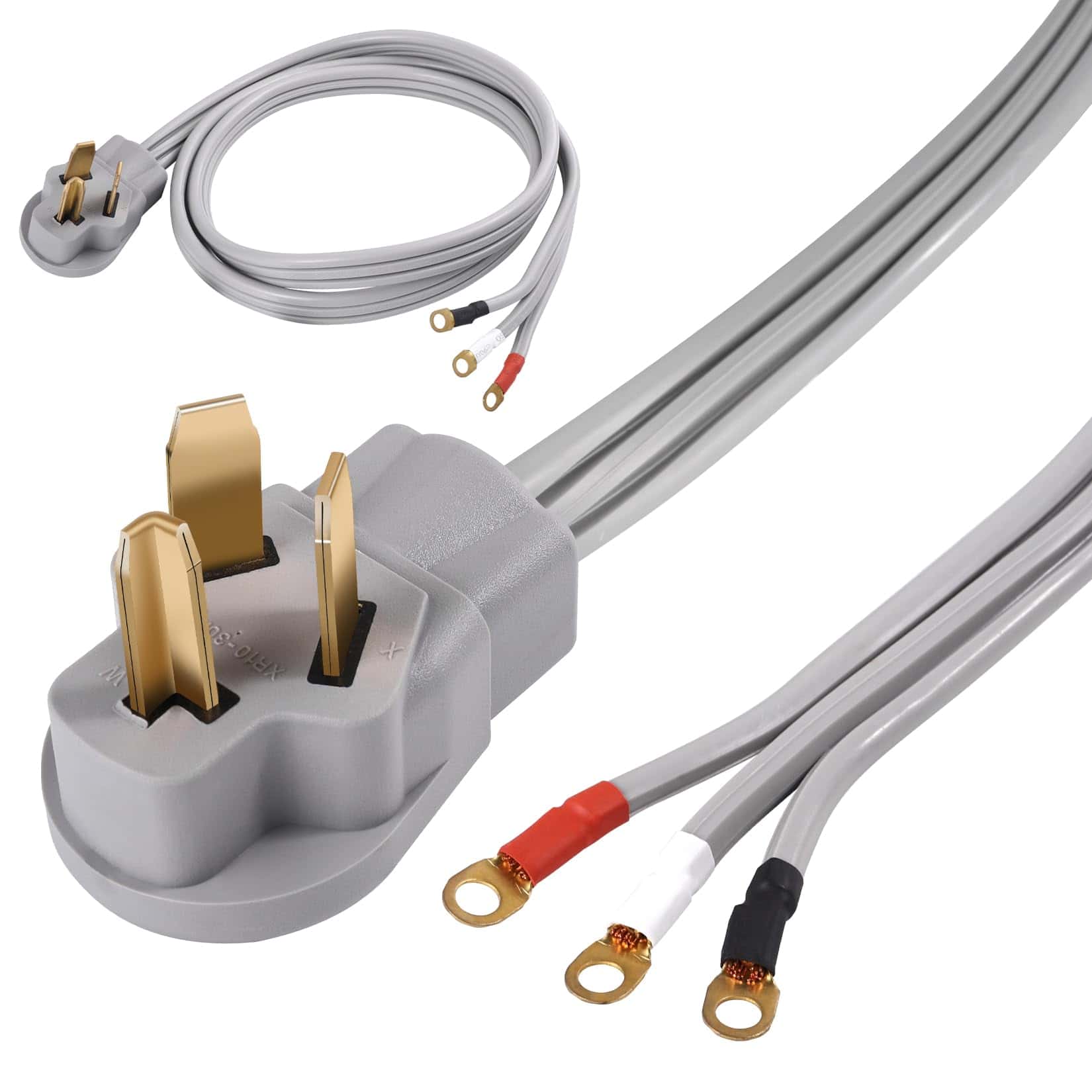 Cable de Secadora de 3 Puntas FiiMan 10 AWG SRDT, 30 Amp - Imagen 7