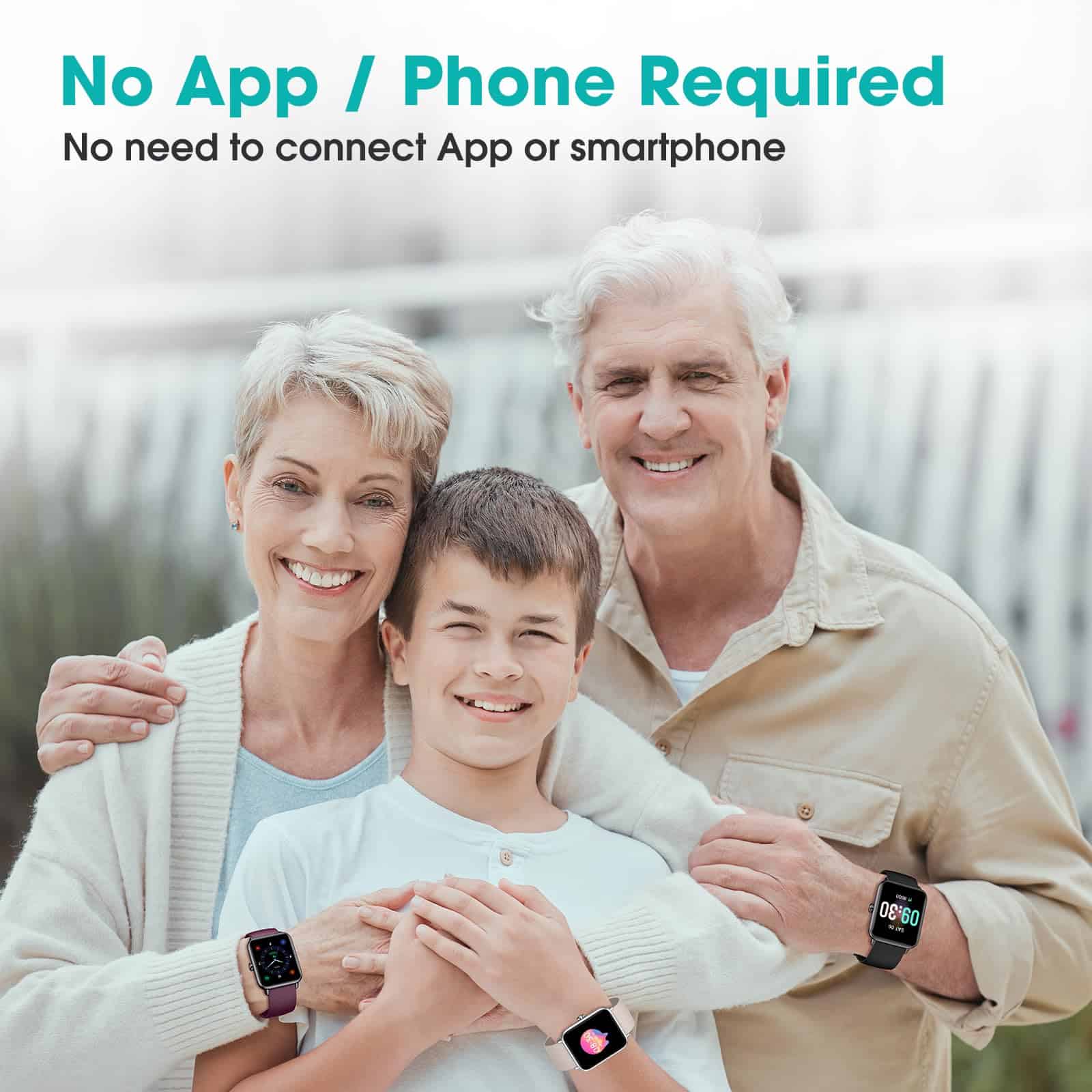 Reloj podómetro Pautios Senior Friendly Sin necesidad de - Imagen 3