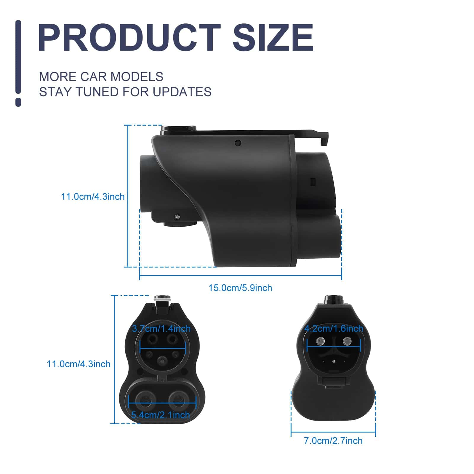 Adaptador de Carga NACS a CCS1, Cargador Rápido de NACS DC - Imagen 3