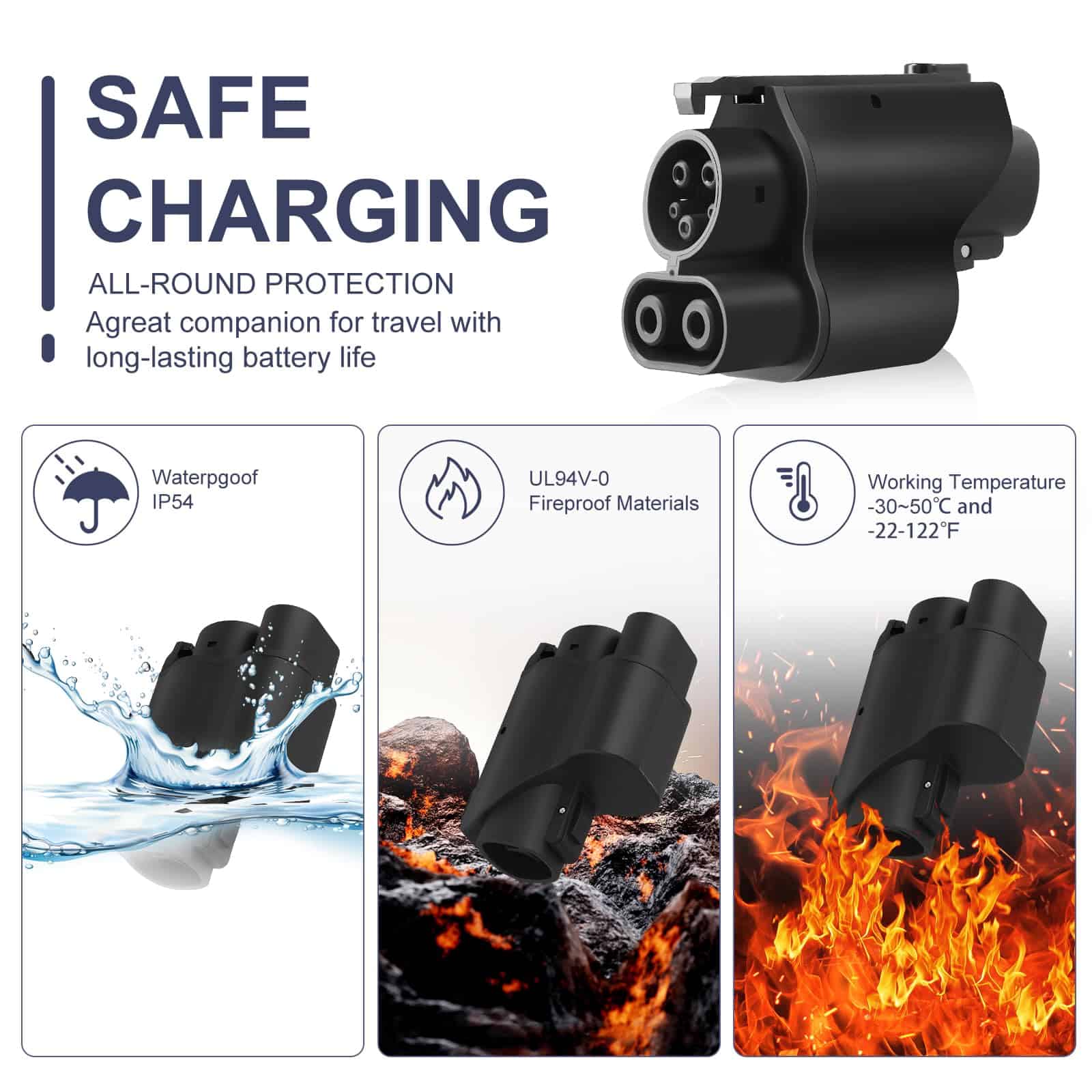 Adaptador de Carga NACS a CCS1, Cargador Rápido de NACS DC - Imagen 7