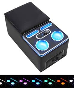 Consola Central para Asiento de Banco Universal, -Negro