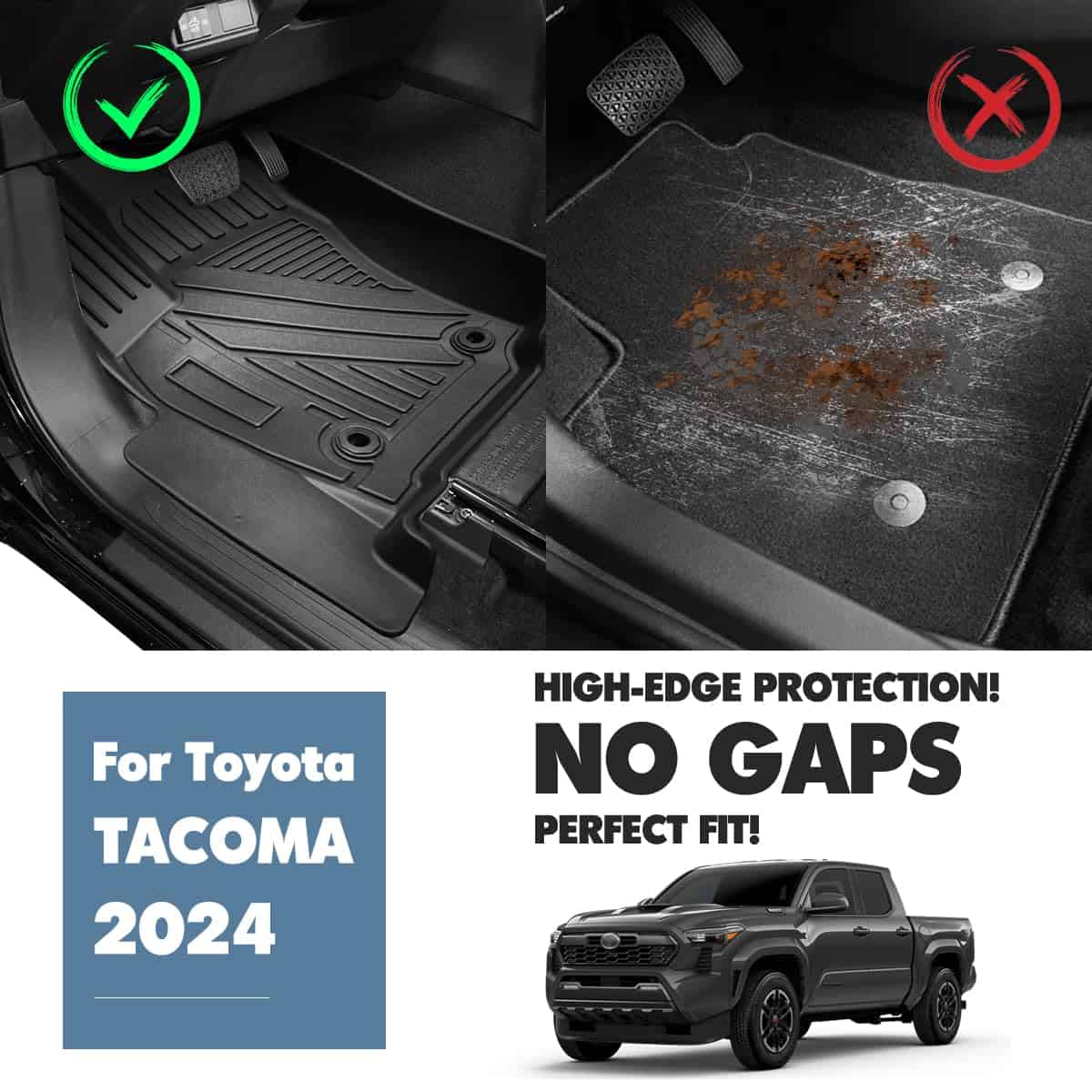 Tapete para Piso Tapete para Cama Revestimiento para Portón - Imagen 5