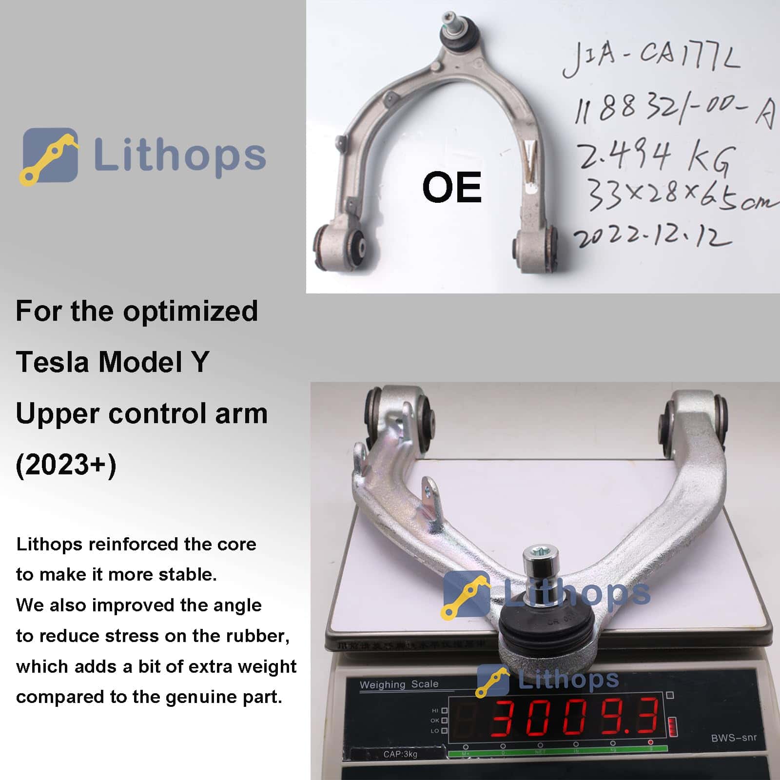 Brazo de Control Superior Delantero Izquierdo Compatible - Imagen 5