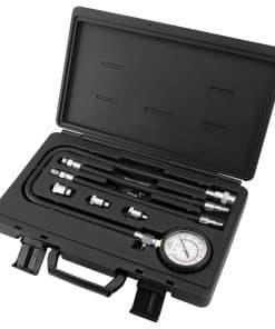 Kit de prueba de compresión QWORK para motores de gasolina,