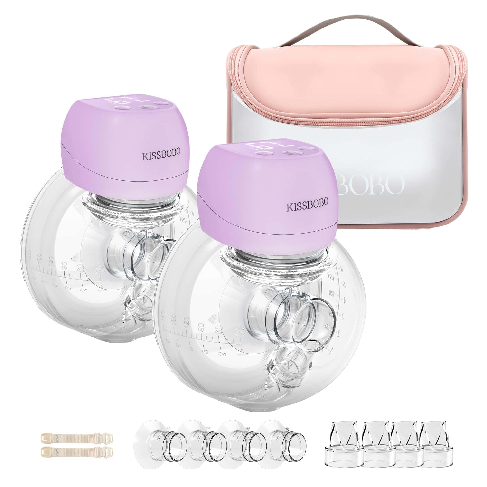 Extractor de leche portátil sin manos KISSBOBO ABP-1508 con