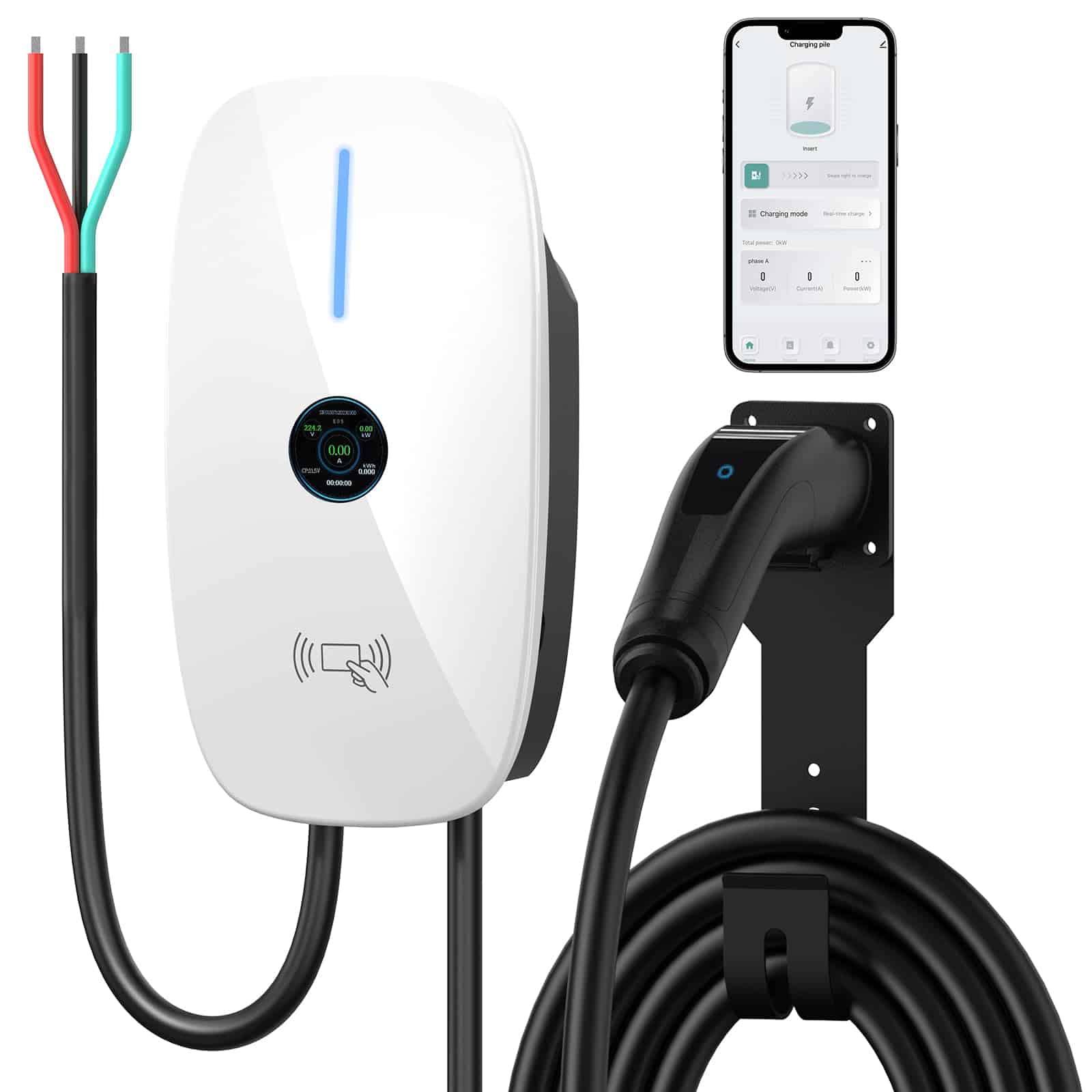 Cargador de Nivel 2 para Vehículo Eléctrico 48 Amperios -