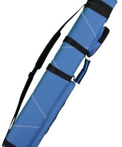 Estuche rígido para tacos de billar Accuplay 3x6 Azul Blanco