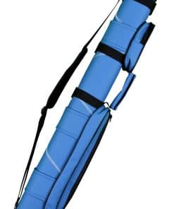 Estuche Rígido para Palos de Billar Accuplay 2X2 Azul Blanco